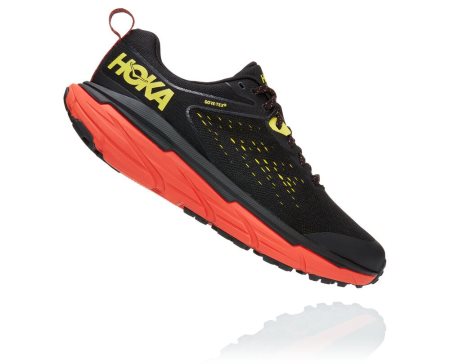 Hoka One One Challenger Atr 6 Gore-tex Moški Trail Tekaški Čevlji Črna / Zelena SI-612987P